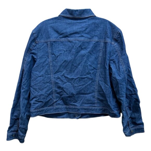 Napa Valley denim retro jacket SIZE LARGE - Picture 2 of 3